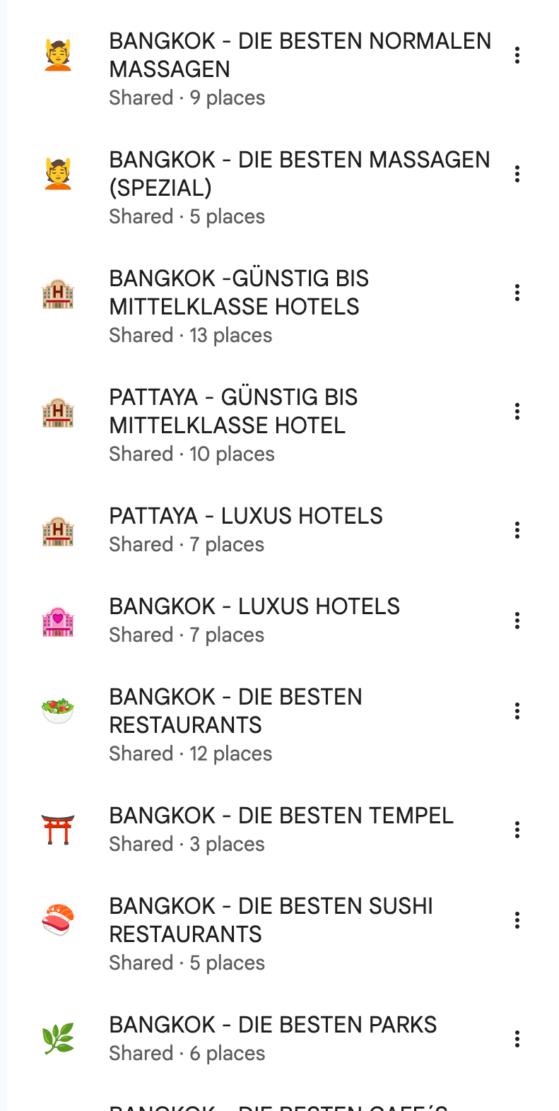 Rudy’s Thailand Elite Map (BANGKOK & PATTAYA)